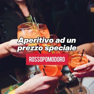 Sprizt per te snack per lui: con 15€ a persona a cena l'aperitivo è offerto.